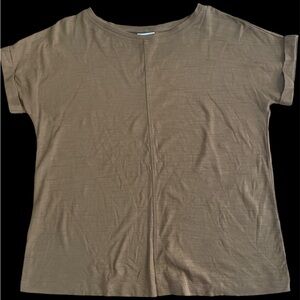 Purejill Brown Short Sleeve Tee